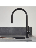 Hansgrohe Talis M54 matt fekete konyhai csaptelep 210, kihúz