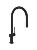 Hansgrohe Talis M54 matt fekete konyhai csaptelep 210, 72802