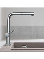 Hansgrohe Talis M54 króm konyhai csaptelep 270, kihúzható zu