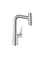 Hansgrohe Metris Select M71 rozsdamentes acél hatású konyhai