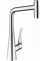 Hansgrohe Metris Select M71 króm konyhai csaptelep 320, kihú