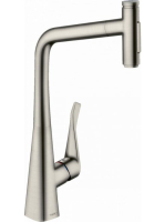 Hansgrohe Metris Select M71 rozsdamentes acél hatású konyhai