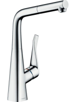 Hansgrohe Metris M71 konyhai csaptelep L-kifolyóval EcoSmart