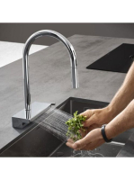 Hansgrohe Aquno Select M81 króm konyhai csaptelep 170, sBox-