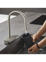 Hansgrohe Aquno Select M81 rozsdamentes acél hatású konyhai
