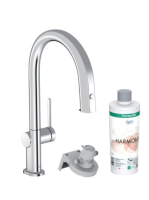 Hansgrohe Aqittura M91 Vízszűrős konyhai csaptelep 210, kihú