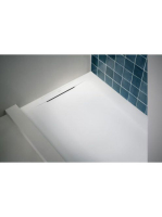 Laufen Pro S Marbond szögletes zuhanytálca 180x80 cm, fehér