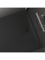 Laufen Pro szögletes zuhanytálca 160x75 cm, antracit H213955