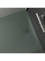 Laufen Pro szögletes zuhanytálca 160x75 cm, betonszürke H213
