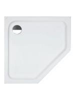 Laufen Solutions ötszögletű akril zuhanytálca 90x90 cm, fehé