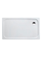 Laufen Platina szögletes acéllemez zuhanytálca 140x80x2,5 cm