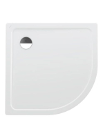 Laufen Platina íves acéllemez zuhanytálca 90x90x2,5 cm, fehé