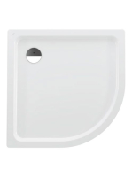Laufen Platina íves acéllemez zuhanytálca 100x100x6,5 cm, fe