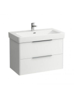 Laufen Base matt fehér alsószekrény 80,9x51,5x43,8 cm kettő