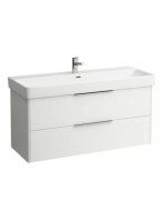 Laufen Base matt fehér alsószekrény 115,9x51,5x43,8 cm kettő