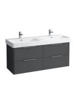 Laufen Base matt antracitszürke alsószekrény 125,8x51,5x43,8