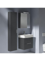 Laufen Base matt antracitszürke magas szekrény 35x165x18 cm