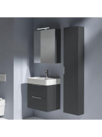 Laufen Base matt antracitszürke magas szekrény 35x165x18 cm