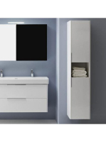Laufen Base fényes fehér magas szekrény 35x33,6x165 cm kettő