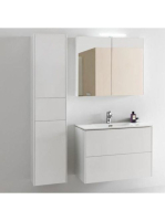 Laufen Base matt fehér magas szekrény 35x33,6x165 cm kettő j