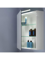 Laufen Base fényes fehér tükrösszekrény 60 cm balos ajtóval,