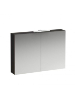 Laufen Base sötét szil tükrösszekrény 100x70x18,5 cm kettő a
