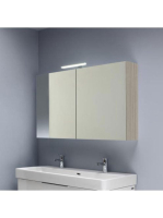 Laufen Base világos szil tükrösszekrény 120 cm kettő ajtóval