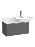 Laufen Base matt antracitszürke alsószekrény 77x35x37 cm egy