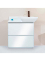Laufen Base fényes fehér alsószekrény 77x35x78 cm kettő fiók