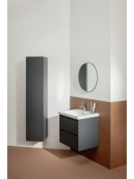 Laufen Lani antracit magas szekrény 165x33,5x35,3 cm üvegpol
