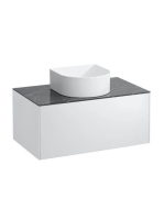 Laufen Sonar matt fehér alsószekrény 77,7x45,7x34,1 cm egy f