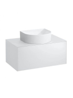 Laufen Sonar matt fehér alsószekrény 77,7x45,7x34,1 cm egy f
