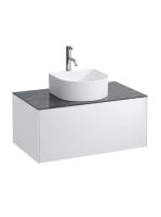 Laufen Sonar matt fehér alsószekrény 77,7x45,7x34,1 cm egy f