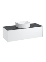 Laufen Sonar matt fehér alsószekrény 117,7x45,7x34,1 cm egy