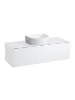 Laufen Sonar matt fehér alsószekrény 117,7x45,7x34,1 cm egy