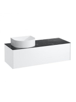 Laufen Sonar matt fehér alsószekrény 117,7x45,7x34,1 cm egy