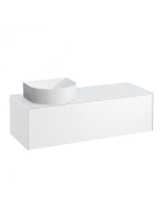 Laufen Sonar matt fehér alsószekrény 117,7x45,7x34,1 cm egy