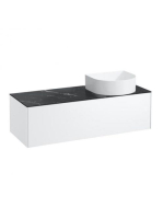 Laufen Sonar matt fehér alsószekrény 117,7x45,7x34,1 cm egy