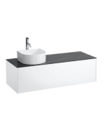 Laufen Sonar matt fehér alsószekrény 117,7x45,7x34,1 cm egy