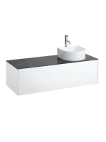 Laufen Sonar matt fehér alsószekrény 117,7x45,7x34,1 cm egy