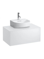 Laufen Sonar matt fehér alsószekrény 77,7x45,7x34,1 cm egy f