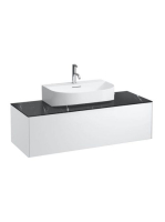 Laufen Sonar matt fehér alsószekrény 117,7x45,7x34,1 cm egy