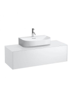 Laufen Sonar matt fehér alsószekrény 117,7x45,7x34,1 cm egy