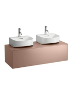 Laufen Sonar réz alsószekrény kettő kivágással 117,7x45,7x34