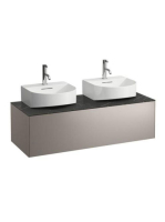 Laufen Sonar titán alsószekrény kettő kivágással 117,7x45,7x