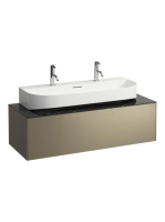 Laufen Sonar titán alsószekrény 117,7x45,7x34,1 cm egy fiókk