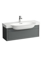 Laufen The New Classic antracit alsószekrény 97,6x31,6x34,4