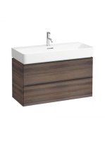 Laufen Space sötét szilfa alsószekrény 93.5x41x50 cm H410202