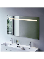 Laufen Leelo keretes tükör 130x70 cm világítással, kapcsoló