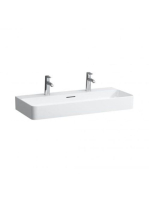 Laufen Val fehér mosdó 95x42 cm, 2 csaplyukkal H810287000107
